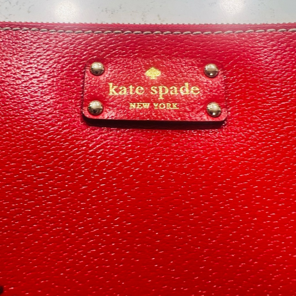 kate spade red leather chain-strap crossbody - Picture 3 of 11